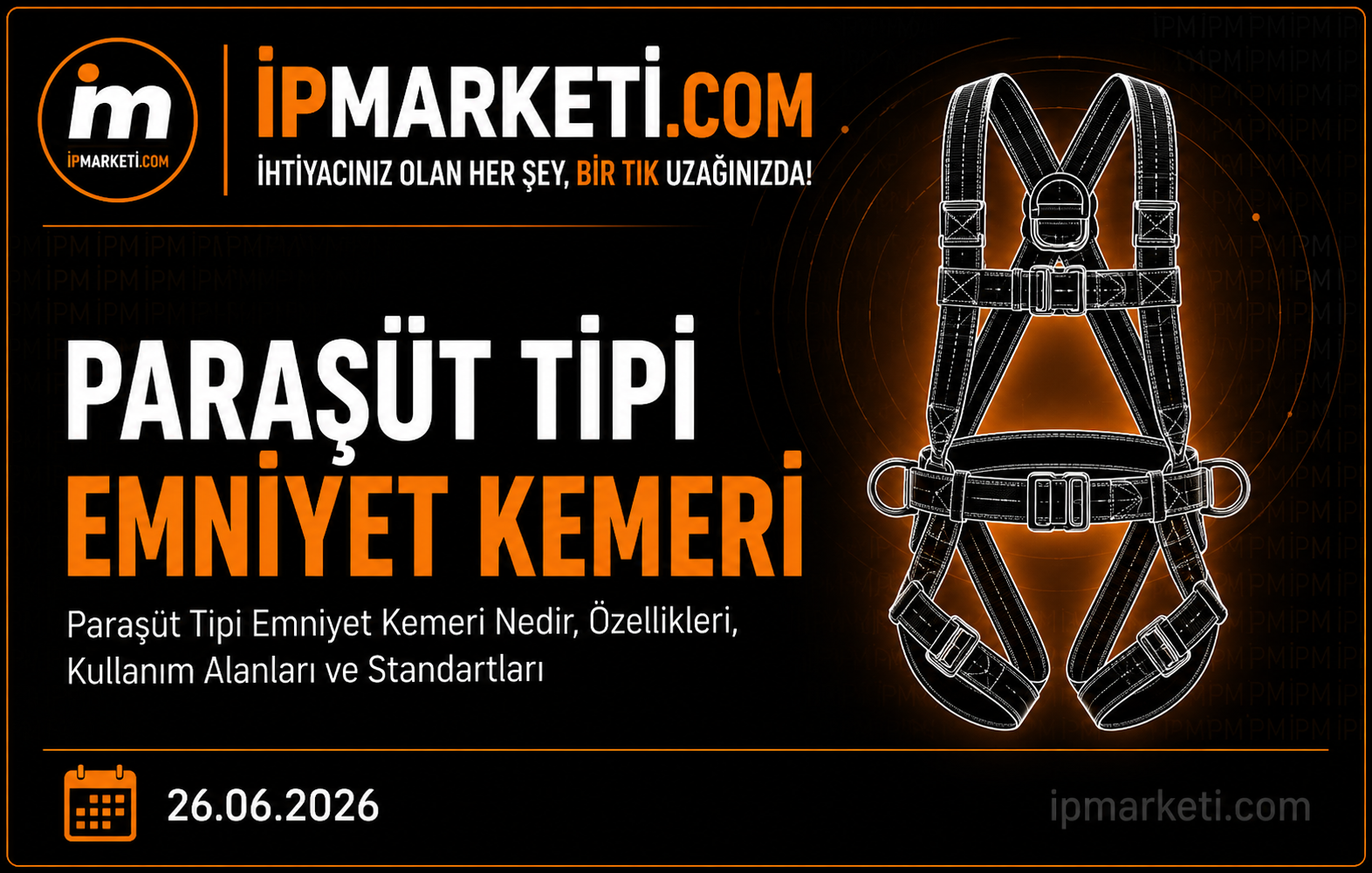 Paraşüt Tipi Emniyet Kemeri