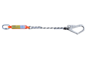 KA 388 Single-Leg Static Rope Lanyard with Energy Absorber