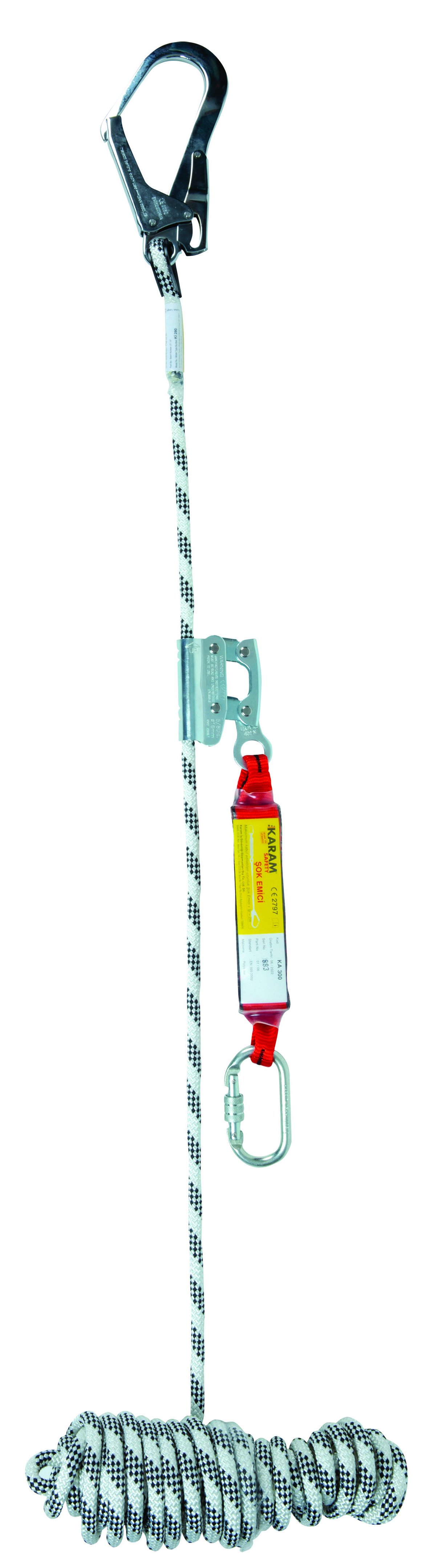 KY 2003-B Mobil Dikey Yaşam Halatı Kancalı