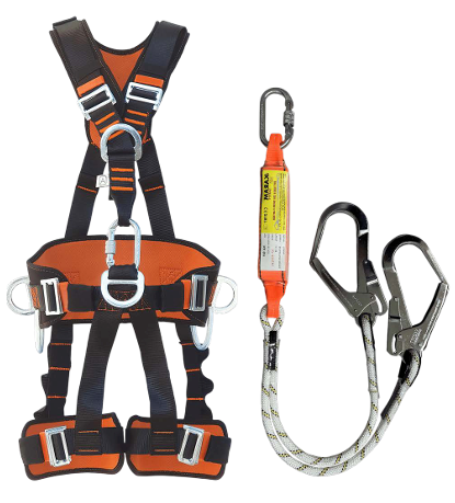 KP 45 Emniyet Kemeri ve KA 341 Çift Kollu Lanyard Seti
