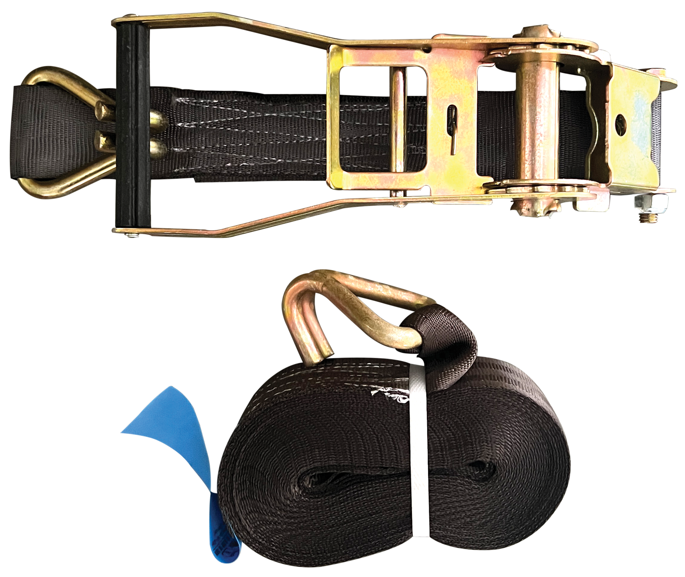 KS11 10m Black Ratchet Strap – Premium Seatbelt Webbing Tie-Down